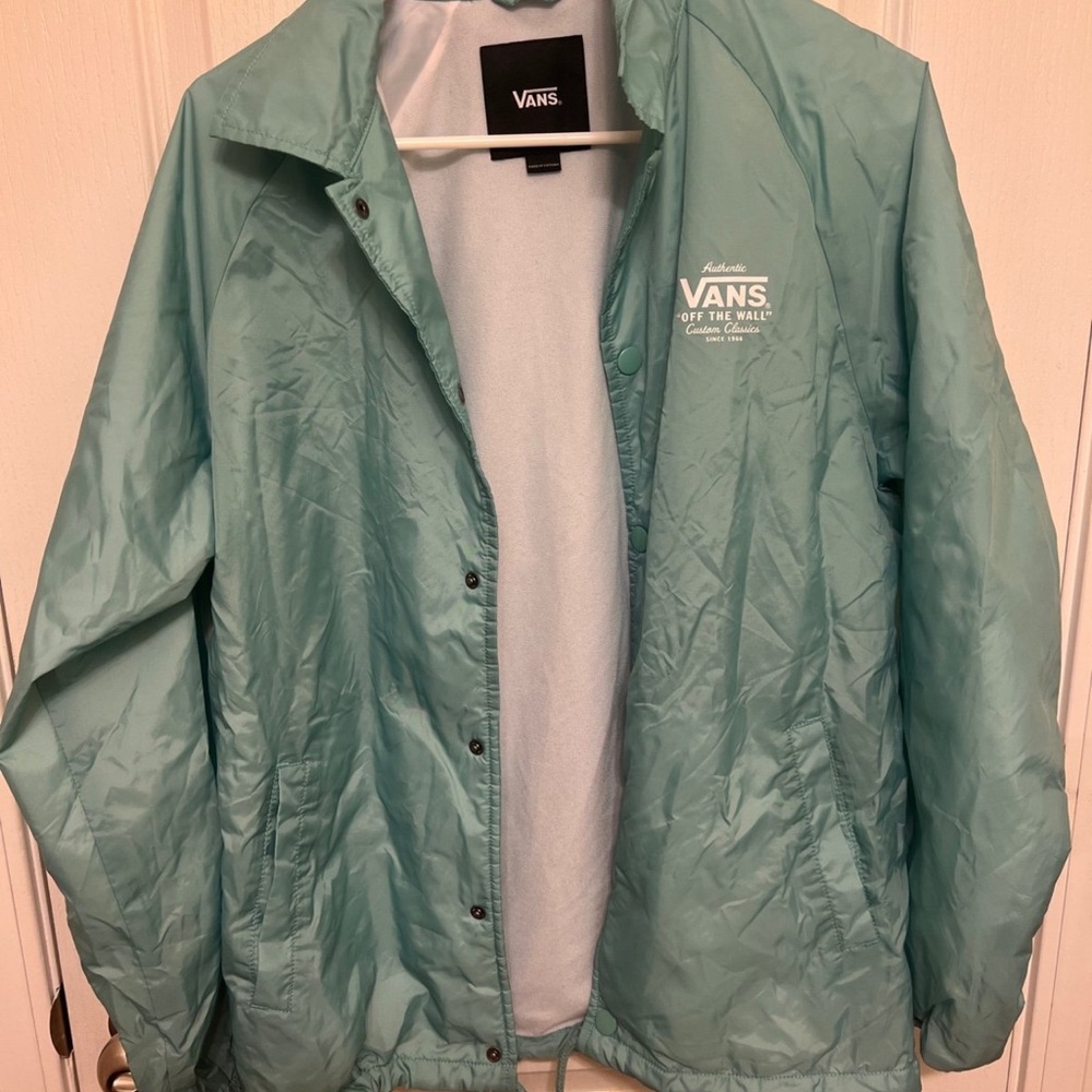 Vans Light Blue Windbreaker Jacket